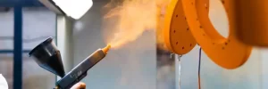 Powder coating metal amcraft manufacturing