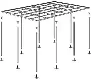 Hardware For Free Standing Enclosure