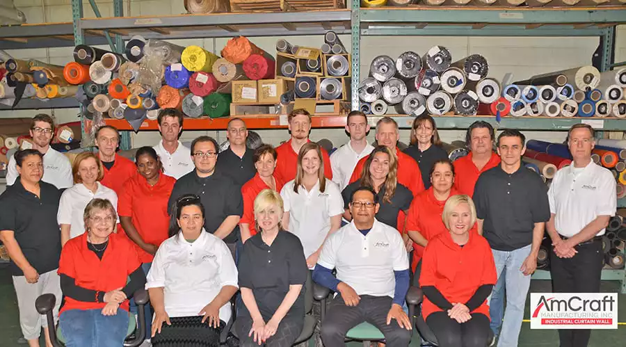 AmCraft Manufacturing Company Industrial Curtains Team Photo about us