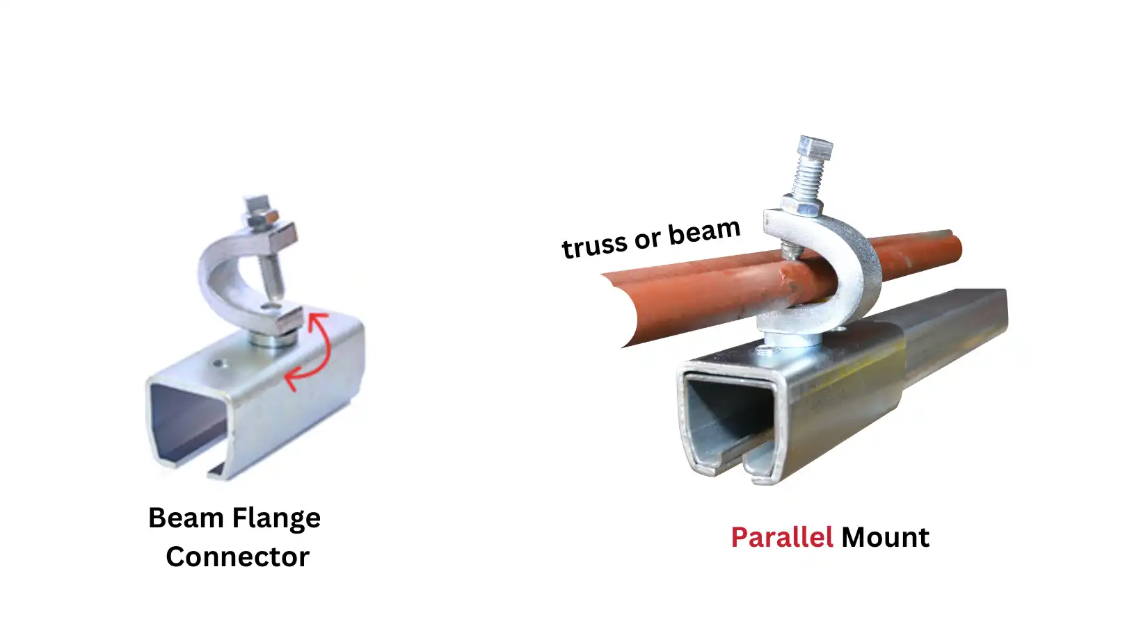 parallel mount beam flange