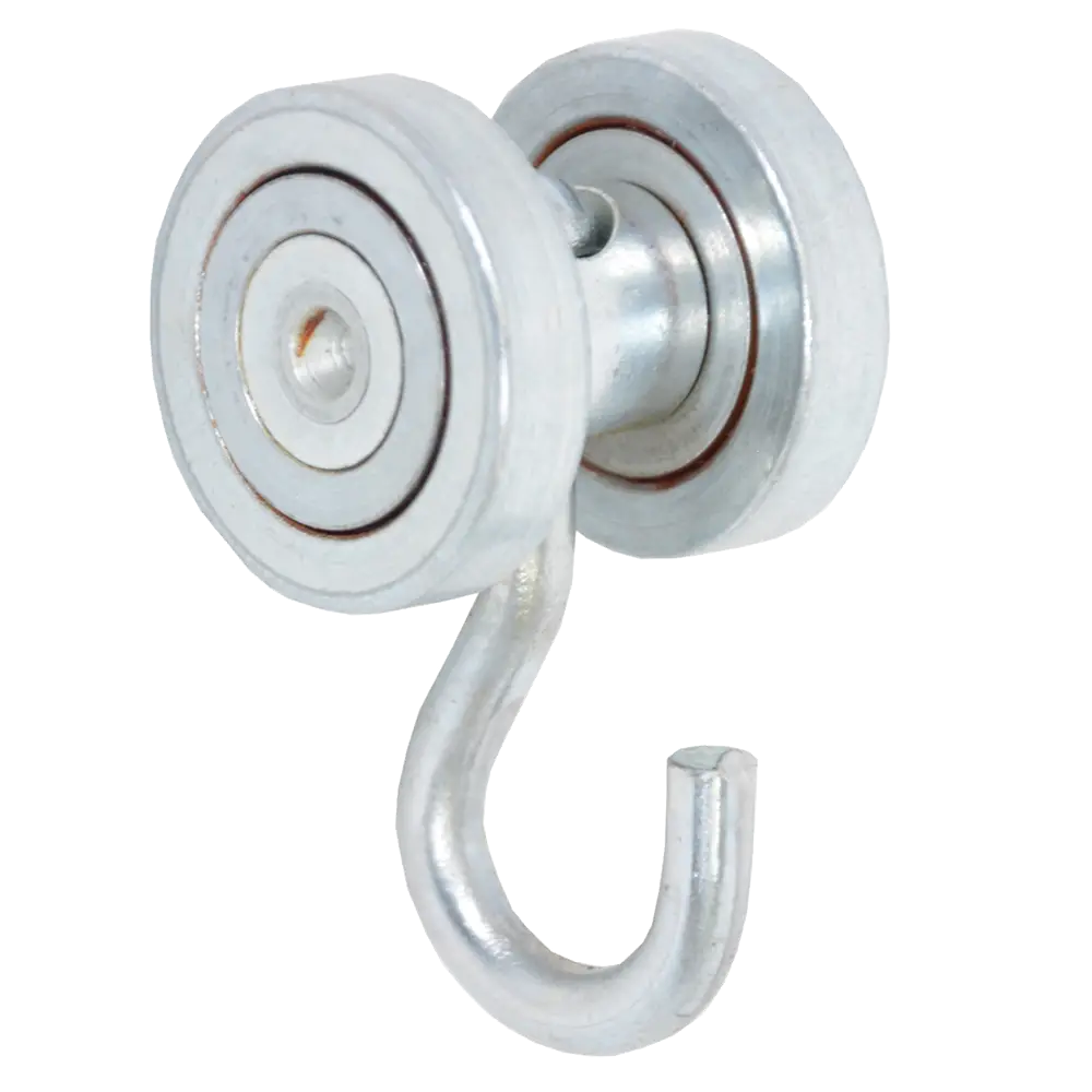 Steel ball bearing roller with 1" hook