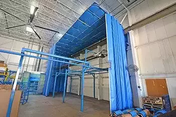 Industrial Insulated Curtain Enclosure