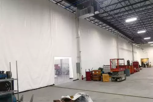 warehouse single layer strip door